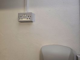 Plug in toilets for hairdryer etc.