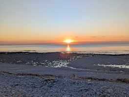 Sunset from the beach
