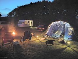 Lovely evening round the campfire.