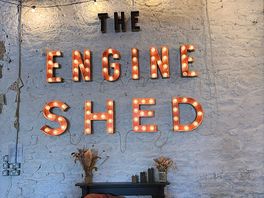 Food from the engine shed was banging