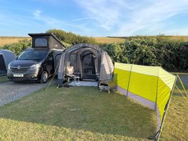 Electric camper van pitch.