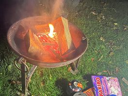 Fire pit hired from the camp