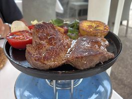 Beautiful food at restaurant in cambrils