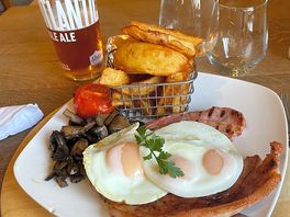 Nice food in the restaurant