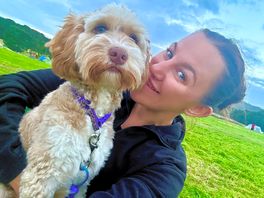 Coco enjoyed camping!