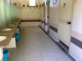 Shower block and washing facilities