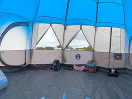 Inside our tent
