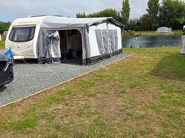 Large pitches by the activity lake
