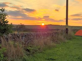 Beautiful sunset in the countryside