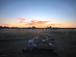 Sunset from camp site