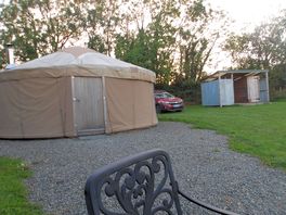 Vue du campement.