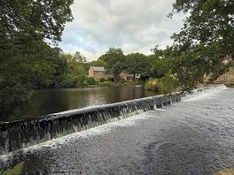 River view on the walk to the town