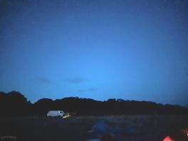 The night sky from the site.