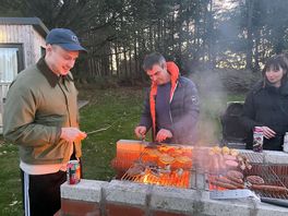 Fabulous brick barbecues on site