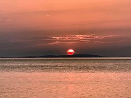 Sunset on first night