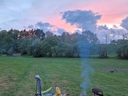 Beautiful night by the fireside