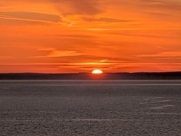 Sunset from the coast