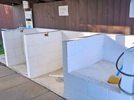 Washing up/grey water/toilet emptying area