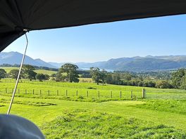 View from our tent, amazing!