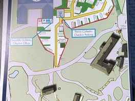 Plan of motorhome site.