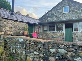 The barn and kitchen area