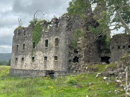 Barracks near the village