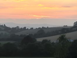 Sunset from our pitch