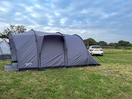 Tent pitched up