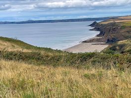 View of the nearby beach.