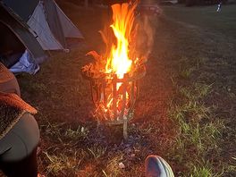 They also provide fire started, a pit and logs for a small fee