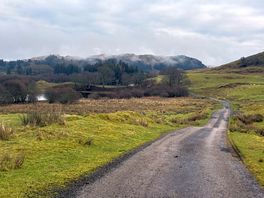 Cycling the road to loch leathen