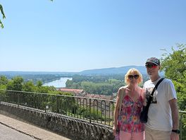 Great views walking up to the castle.