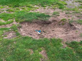 More like a sand pit that’s been made.