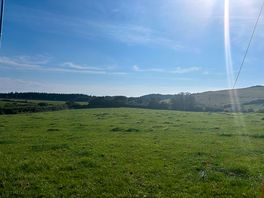 Field with stunning views