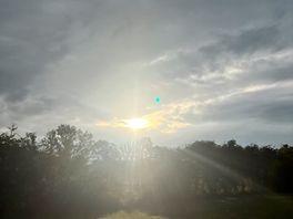 Sun set view from our pitch