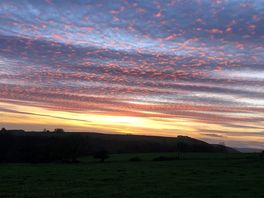 Sunset in november