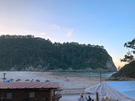 The beach at la franca