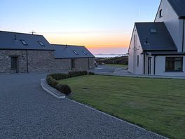 Sunset on site