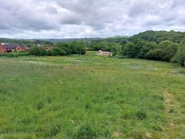 Along the footpath on the adjacent field with fabulous countryside views.
