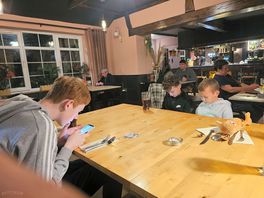 Nice inside pub very good food