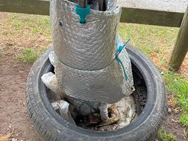 Fresh water service point. not acceptable.