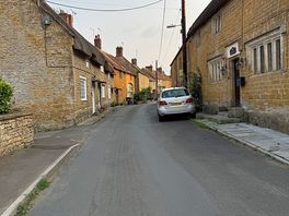The quiet picturesque village street