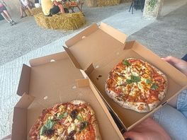 Handmade pizzas!