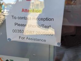 If reception is closed give them a call m if they don't answer they'll ring you back.
