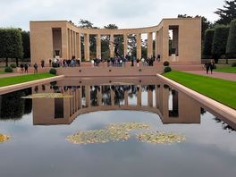 American cemetery by omaha beach