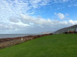View across the front of the site