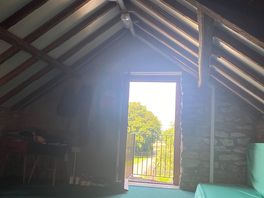 Inside upstairs of barn house