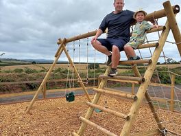 Little park area, also has a sand pit.