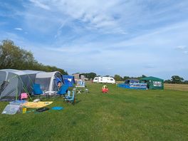 Small site with loads of space for limited number of pitches.