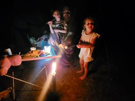 A night of roasting marshmallows over a flame